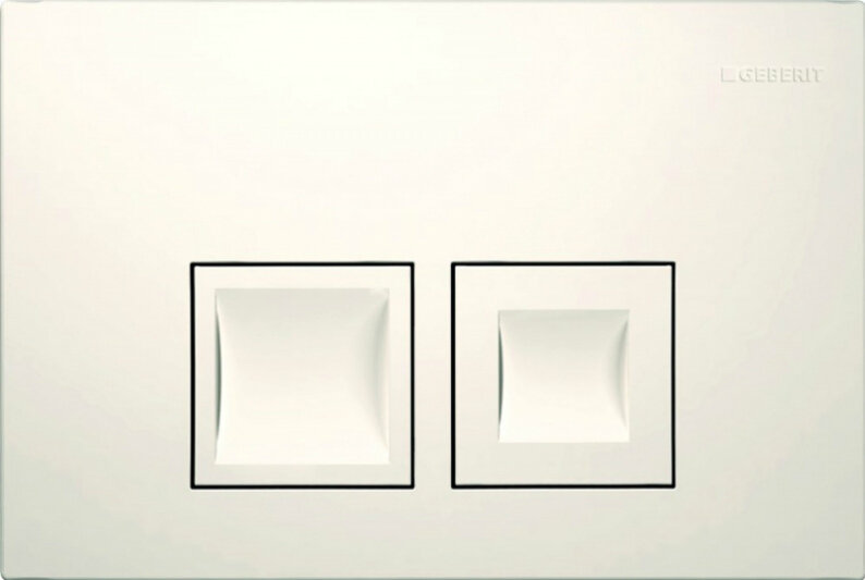 Изображение товара Клавиша Geberit Delta Type 50 115.135.11.1 для смыва в белом цвете