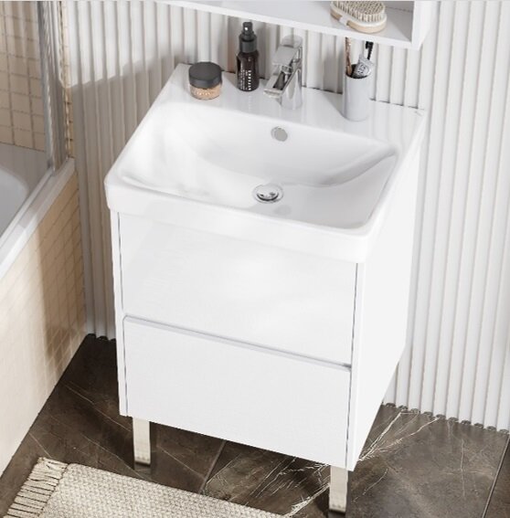 Изображение товара Тумба под раковину Акватон Сканди 70 см подвесная белая