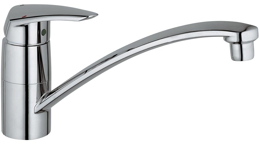 Изображение товара Смеситель GROHE Eurodisc New 33770001 для кухонной мойки, хром, однорычажный, 1 отверстие Изображение товара Смеситель GROHE Eurodisc New 33770001 для кухонной мойки, хром, однорычажный, 1 отверстие