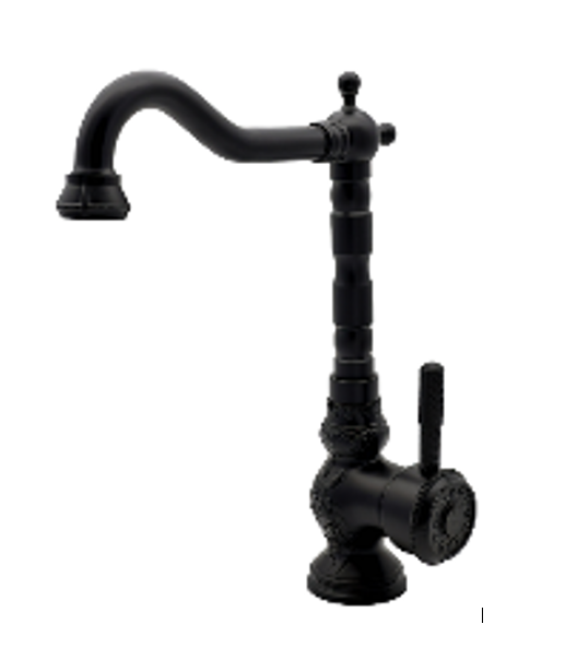 Изображение товара Смеситель для кухни Milacio Pekin MC.500.BL черный матовый ретро дизайн