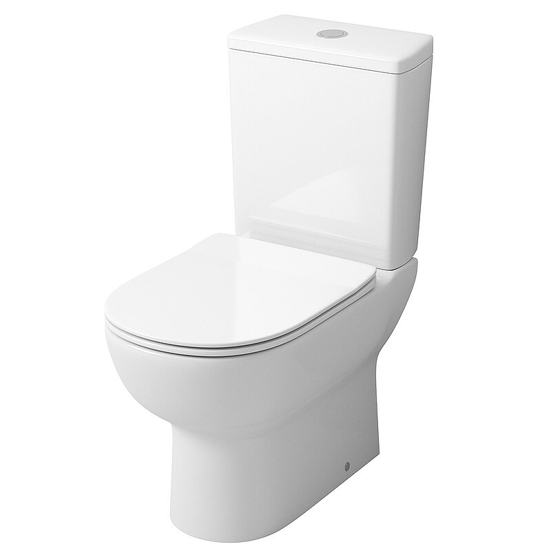 Изображение товара Напольный унитаз компакт Bolu, с ультратонким сиденьем Soft Close, T-850