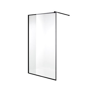 Изображение товара Душевой уголок Niagara Nova, 110 х 195 см, со свободным входом, профиль черный, стекло прозрачное, NG-687-11 BLACK