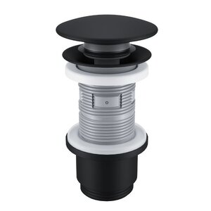 Изображение товара Донный клапан Excellent для раковины click-clack универсальный черный матовый ARIN.1485.01BL