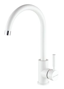 Изображение товара Смеситель Paulmark Holstein Ho212063-WH для кухонной мойки, белый матовый