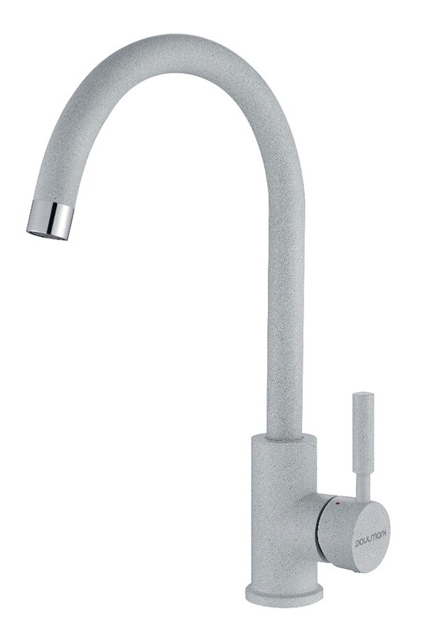 Изображение товара Смеситель Paulmark Holstein Ho212063-310 для кухонной мойки, серый