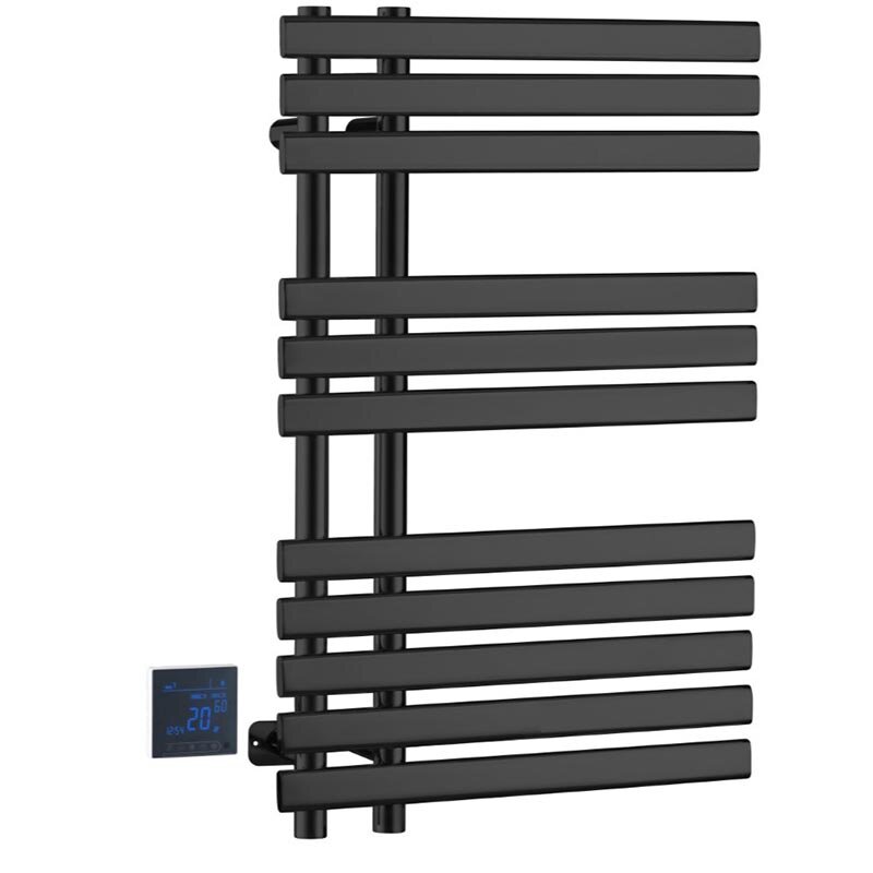 Изображение товара Электрический полотенцесушитель Boheme Venturo 80x50 см Gun Metall нержавеющая сталь