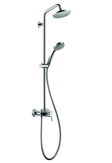 Изображение товара Душевая система Hansgrohe Croma Showerpipe 160 27154000 верхний душ 16 см, хром