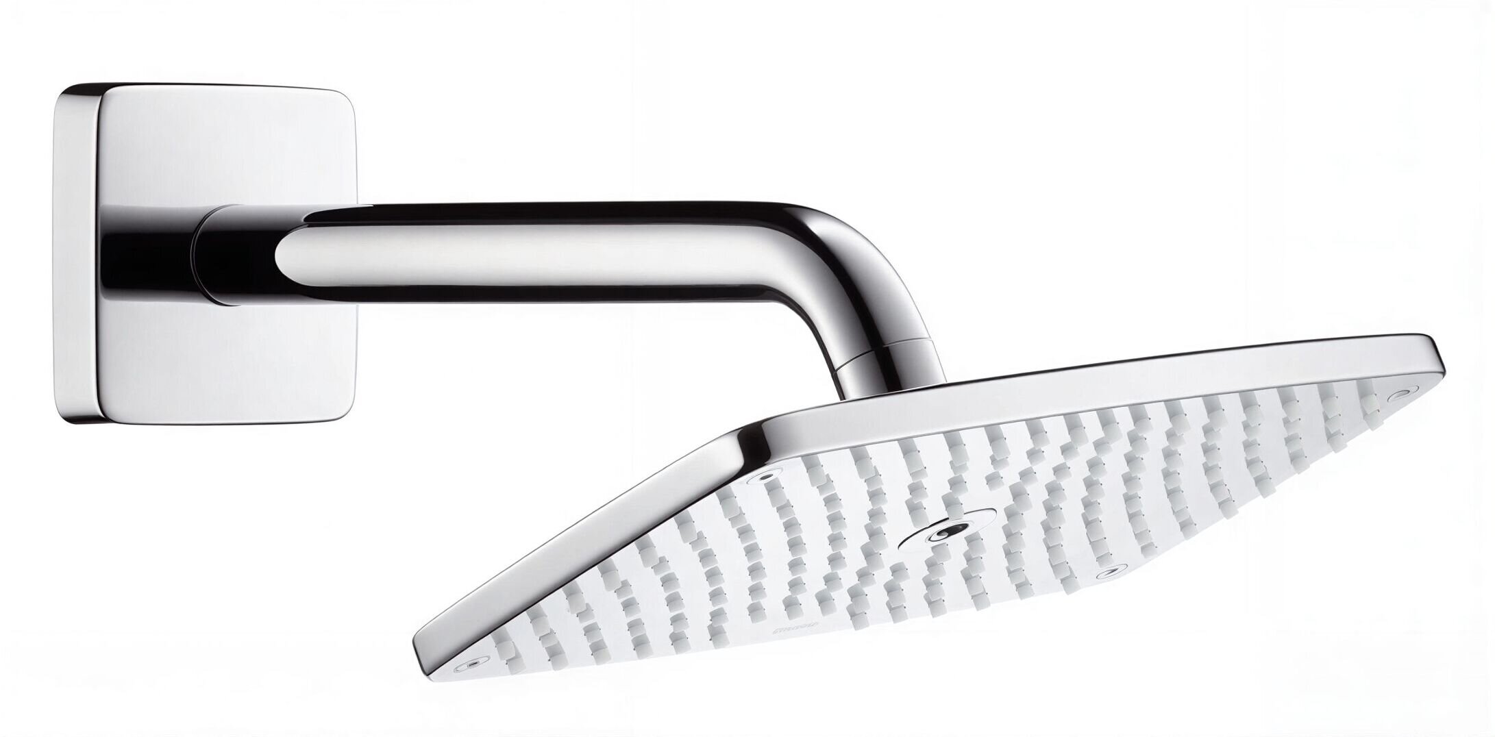 Изображение товара Верхний душ Hansgrohe Raindance E Air 27370000, 25х15 см, 1 режим струи, с держателем, хром Изображение товара Верхний душ Hansgrohe Raindance E Air 27370000, 25х15 см, 1 режим струи, с держателем, хром