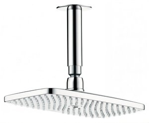 Изображение товара Верхний душ Hansgrohe Raindance E Air 27380000, 25х15 см, 1 режим струи, с держателем, хром
