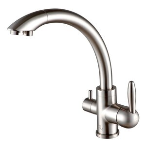 Изображение товара Смеситель Paulmark Essen Es213001-BS для кухонной мойки, с подключением к фильтру, брашированная сталь