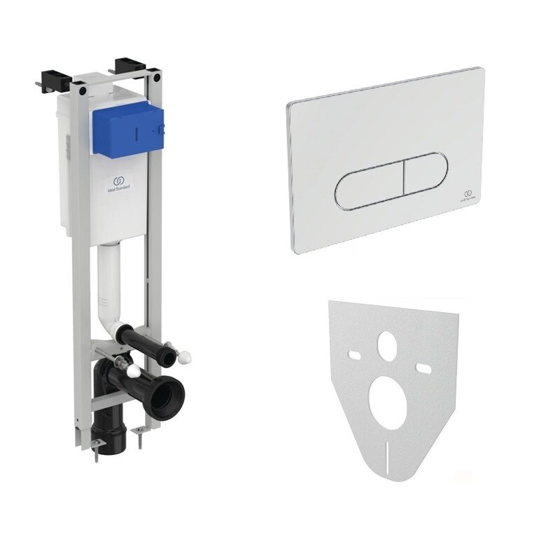 Изображение товара Установка инсталляция Ideal Standard Prosys Eco Frame M узкая с механической кнопкой