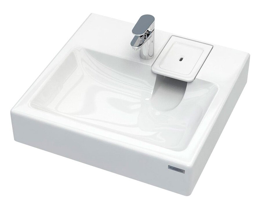 Изображение товара Раковина Paulmark Welt 60 см над стиральной машиной, белая