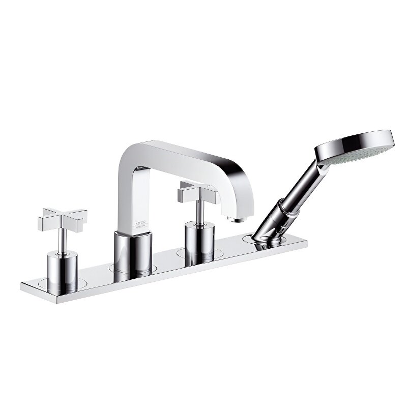 Изображение товара Смеситель для ванны и душа Axor Citterio 39452000 хром с душевым гарнитуром