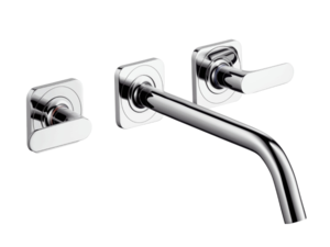 Изображение товара Смеситель для раковины Axor Citterio M 34315000 хром настенный двухвентильный