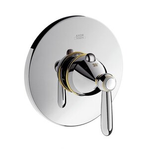 Изображение товара Смеситель для душа Axor Carlton, 17720090, термостатический, внешняя часть, хром/золото