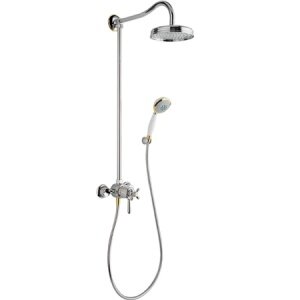 Изображение товара Душевая система Axor Carlton 17670090 с термостатом и верхним душем 240 мм Изображение товара Душевая система Axor Carlton 17670090 с термостатом и верхним душем 240 мм