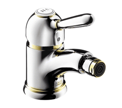 Изображение товара Смеситель для биде Axor Carlton 17210090 хром золото с ограничителем расхода