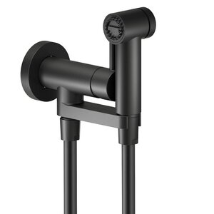 Изображение товара Гигиенический душ Nobili,  AV00600BM, со смесителем, черный матовый