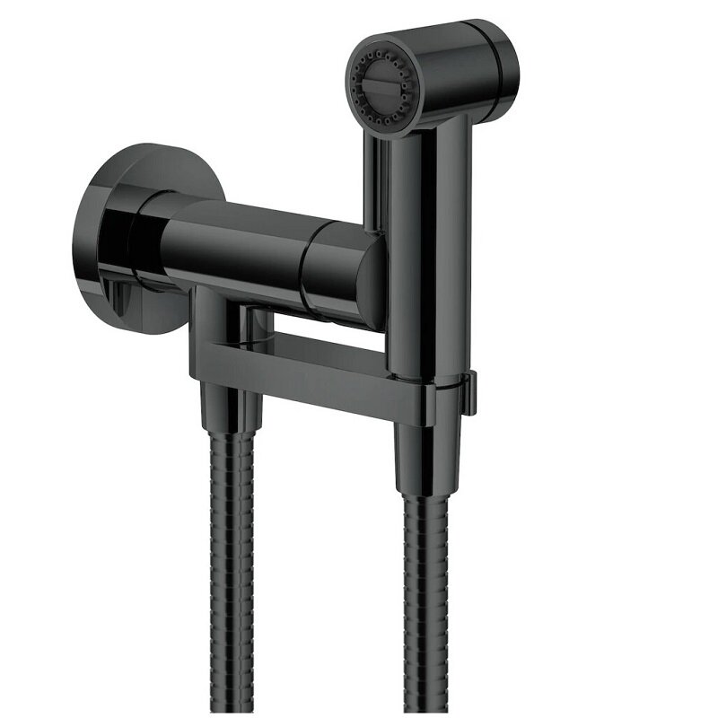 Изображение товара Гигиенический душ Nobili AV00600FLP со смесителем черный глянцевый Италия