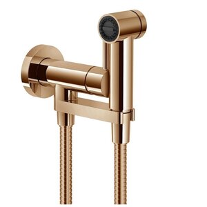 Изображение товара Гигиенический душ Nobili AV00600RCP со смесителем красное золото