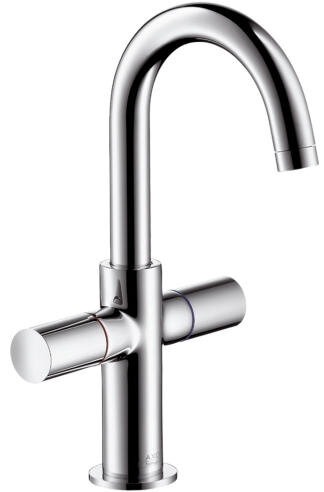 Изображение товара Смеситель для раковины Axor Uno 2, 38045000, с донным клапаном, хром