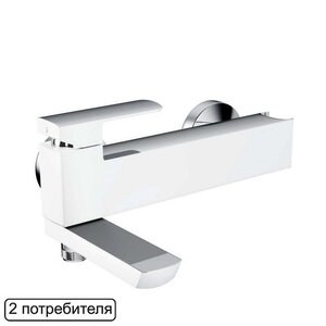 Изображение товара Смеситель Excellent Pride AREX.4005WH для ванны, хром/белый