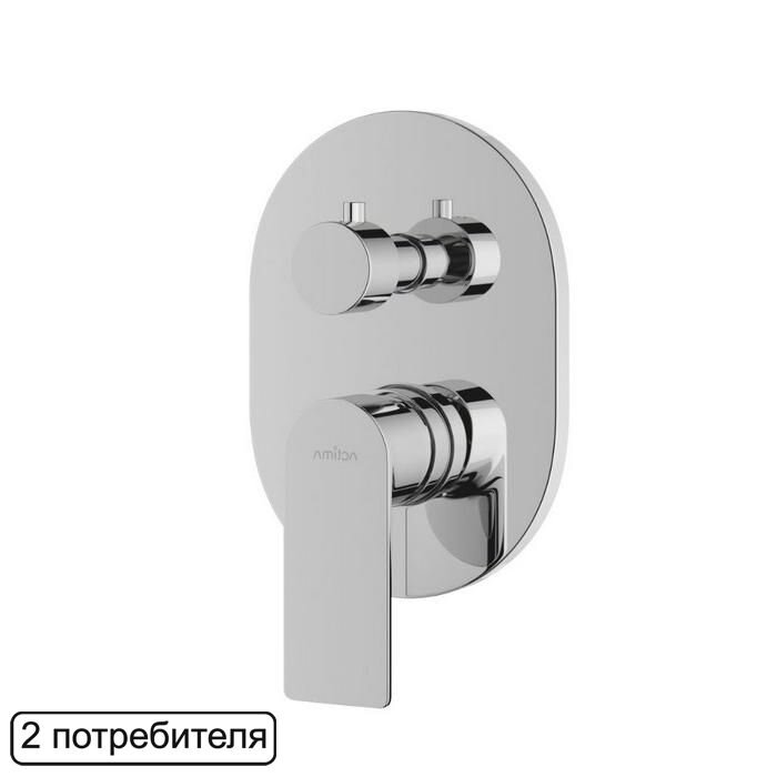 Изображение товара Смеситель Excellent Glad ARAC.1145CR для душа, встраиваемый, хром