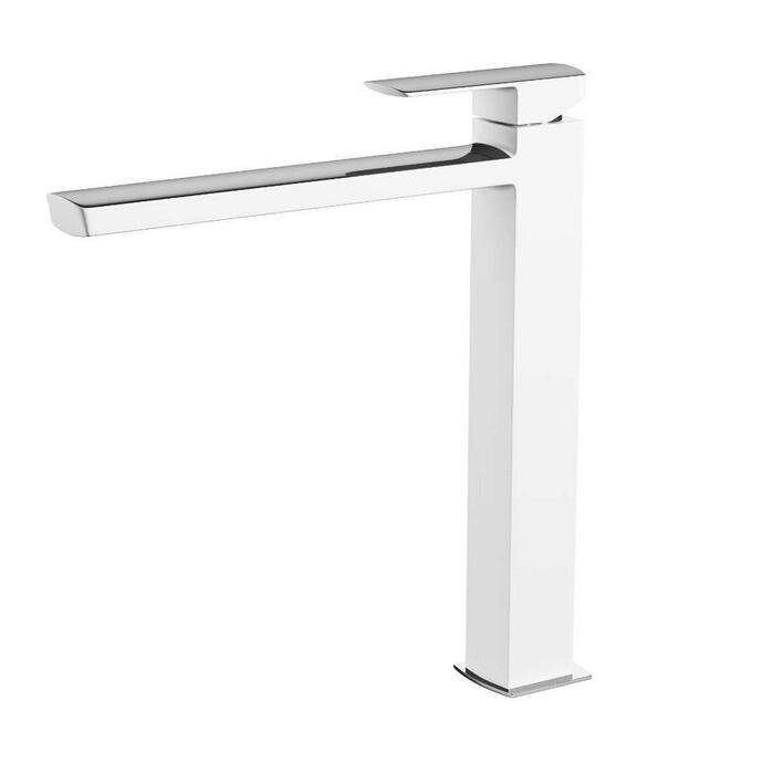 Изображение товара Смеситель Excellent Pride AREX.4002WH для раковины высокий однорычажный хром белый