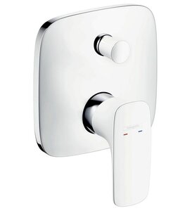 Изображение товара Смеситель для ванны и душа Hansgrohe PuraVida 15445400, белый хром, встраиваемый