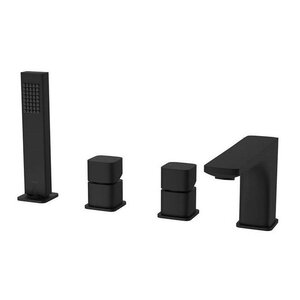 Изображение товара Смеситель Excellent Keria AREX.2034BL на борт ванны, черный матовый