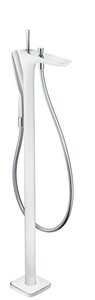 Изображение товара Смеситель для ванны и душа Hansgrohe PuraVida, 15473400, белый/хром