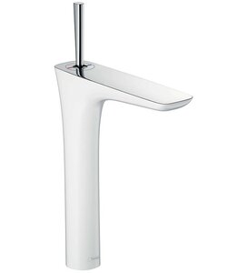 Изображение товара Смеситель для раковины Hansgrohe PuraVida 15072400 белый/хром однорычажный