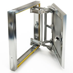 Изображение товара Сантехнический люк Хаммер Слава 60x40 под плитку с умной петлёй и влагозащитой