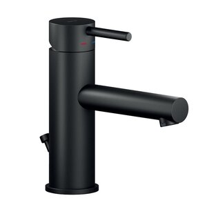 Изображение товара Смеситель Nobili Live LV00418/1BM, для раковины, с донным клапаном, цвет черный матовый