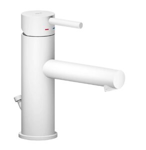 Изображение товара Набор смеситель Nobili Live LV00418/1WM для раковины с донным клапаном белый матовый