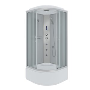 Изображение товара Душевая кабина Niagara Classic 90 x 90 х 215 см, профиль серебро, стекло матовое, NG-2308-14F