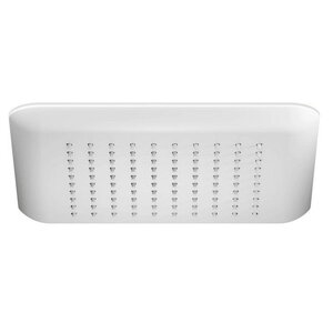 Изображение товара Верхний душ Nobili с шарнирным соединением, 24,5 см, 1 режим струи, цвет белый, AD139/122WM