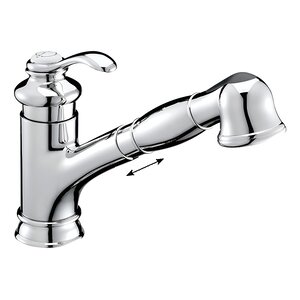 Изображение товара Смеситель Jacob Delafon Fairfax  E76091 для кухни однорычажный с выдвижным изливом