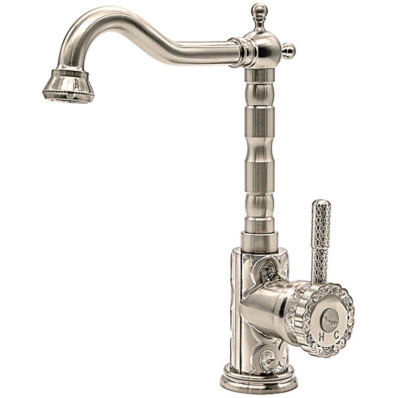 Изображение товара Смеситель Milacio Villena MC.509.SL для кухонной мойки, без донного клапана, серебро