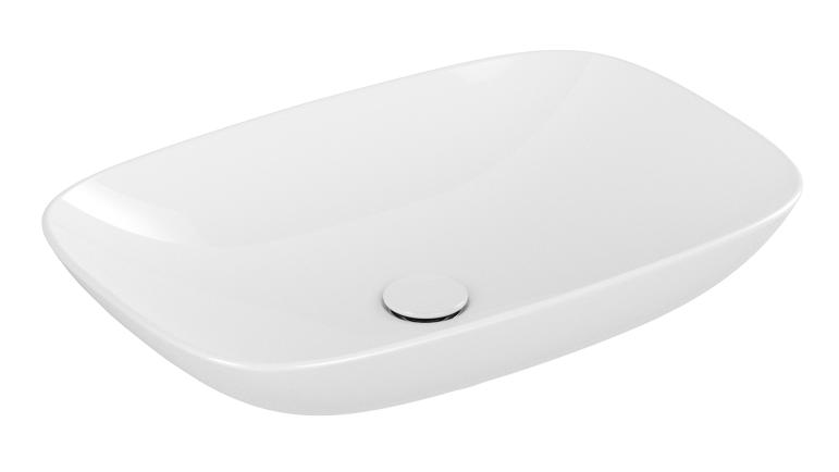 Изображение товара Раковина Villeroy&Boch 62 см накладная с переливом альпийский белый
