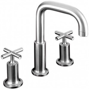 Изображение товара Смеситель Jacob Delafon Purist E144063 для раковины хром 3 отверстия французский дизайн