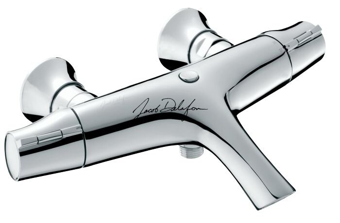 Изображение товара Термостатический смеситель Jacob Delafon Symbol для ванны и душа хром