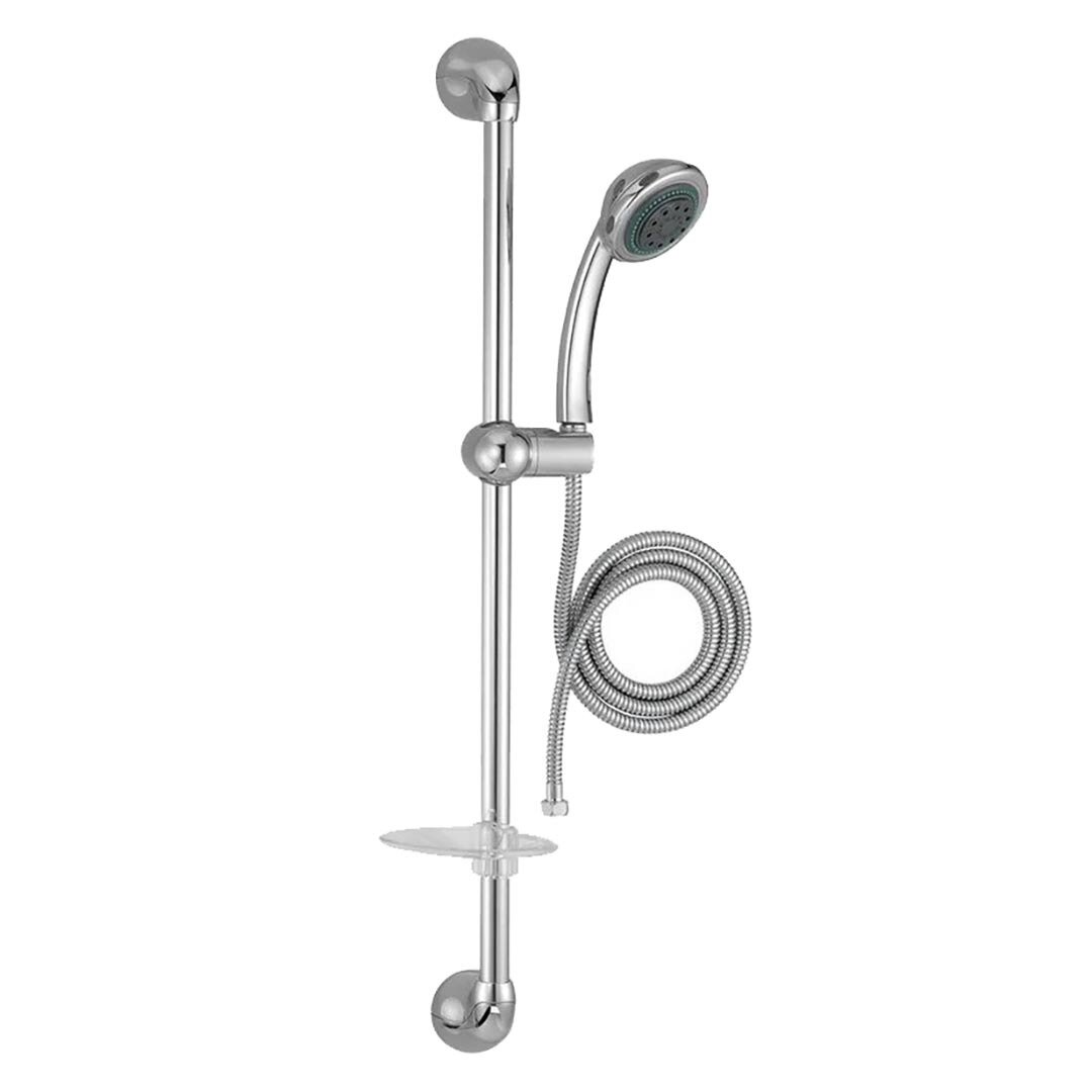 Изображение товара Душевой гарнитур Jacob Delafon Basic 2 E14330-CP, хром, со штангой 75 см Изображение товара Душевой гарнитур Jacob Delafon Basic 2 E14330-CP, хром, со штангой 75 см