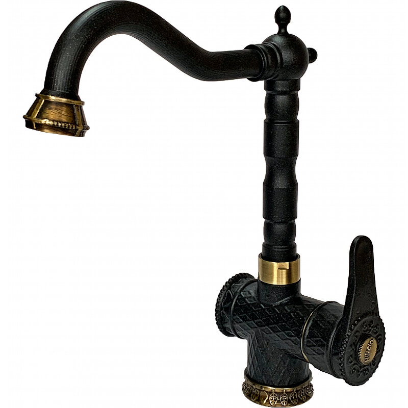 Изображение товара Кухонный смеситель Milacio Carletta MC.510.ABR антрацит бронза