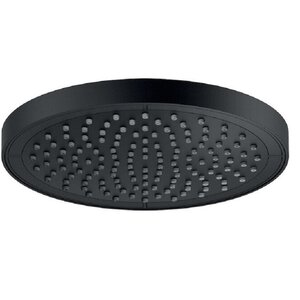 Изображение товара Верхний душ Nobili с шарнирным соединением, 20 см, 1 режим струи, цвет черный матовый, AD139/10CBM