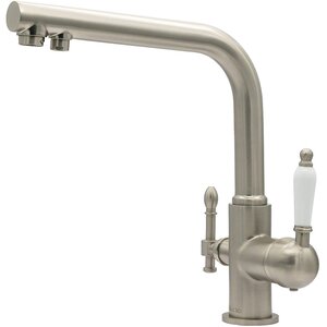 Изображение товара Смеситель Milacio Castellon Ceramic MC.512.SN для кухонной мойки с подключением к фильтру, цвет сатин