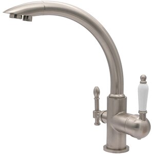 Изображение товара Смеситель Milacio Castellon Ceramic MC.513.SN для кухонной мойки с подключением к фильтру, цвет сатин