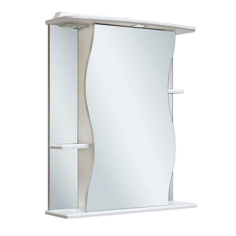 Изображение товара Зеркальный шкаф Runo Лилия 60 с подсветкой, белый