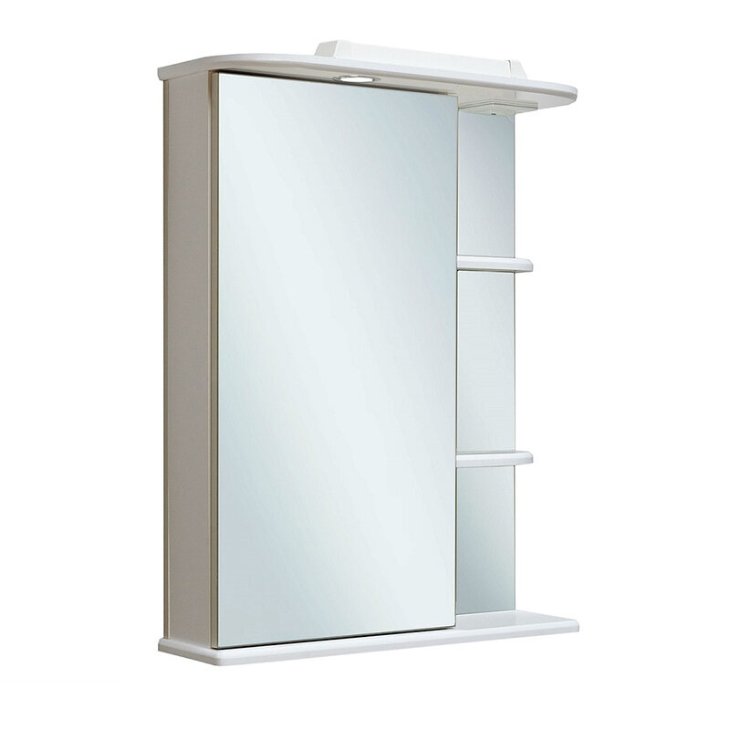 Изображение товара Зеркальный шкаф Runo Магнолия 60 с подсветкой и розеткой белый