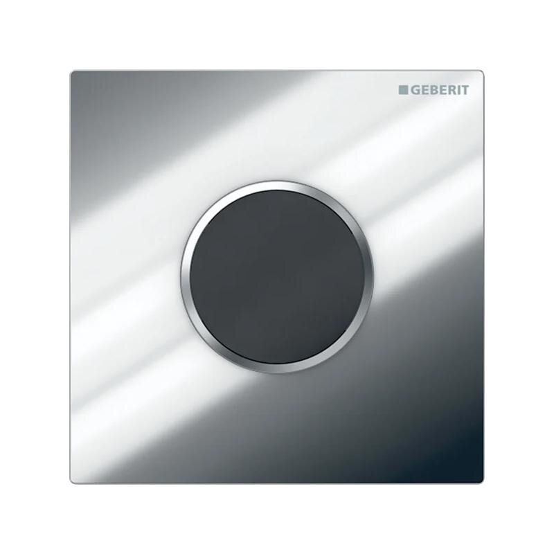 Изображение товара Клавиша смыва для писсуара Geberit Type 10, 116.035.KH.1, глянцевый хром, питание от батареи
